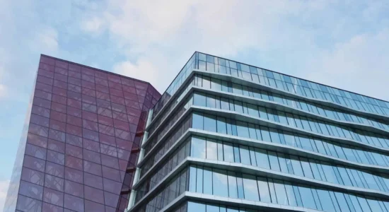 Modern building showing that commercial pest control services help keep both exterior and interior spaces healthy