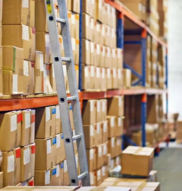 Industrial warehouse storage area requiring professional pest solutions
